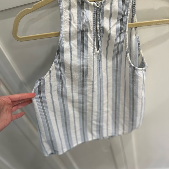 Bella Dahl striped tank (xs) and short (s)set! Linen, casual set or coverup - Picture 5 of 5